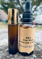 "Zen For Pain" Healing Liniment Bundle #1 (1oz/Travel Size + 10ml/Personal  Roll-on Size )