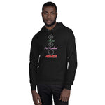 Play Pause STOP Black Unisex Fleece Hoodie