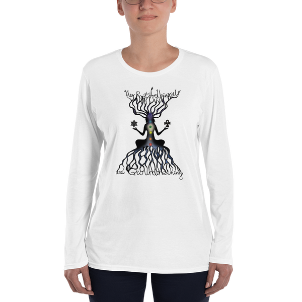 Her Roots Are Universal Women's Long Sleeve T-Shirt