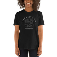Tree of All LOA Meditation BLACK/NAVY Short-Sleeve Unisex T-Shirt